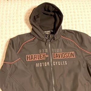 Harley Davison light jacket w/removable hood